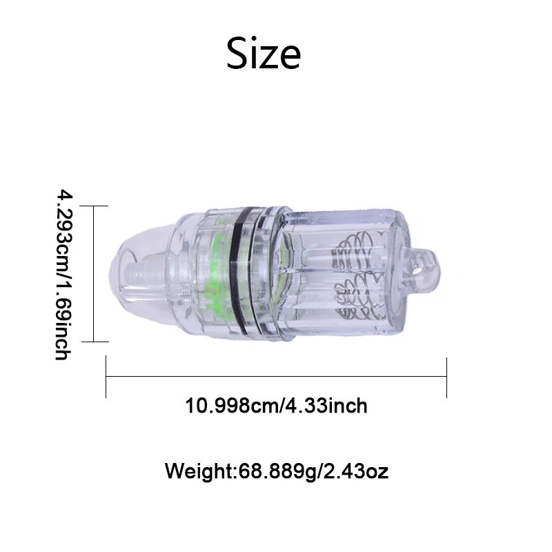Luz LED subacuática para pesca nocturna intermitente y alta presión - imagen 2