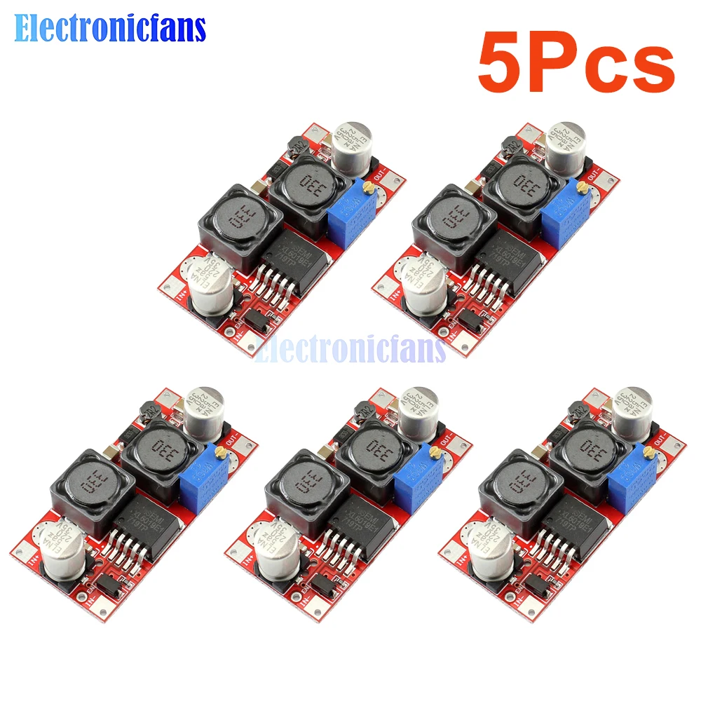 10-1Pcs XL6019 DC-DC Adjustable Boost-Buck Module 5V-32V to 1.2-35V