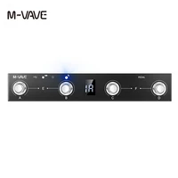 M-VAVE Chocolate BT controlador MIDI inalámbrico 4 interruptor de pie compatible con Pedal controlador de pie MIDI USB Control de aplicación Pedal de guitarra