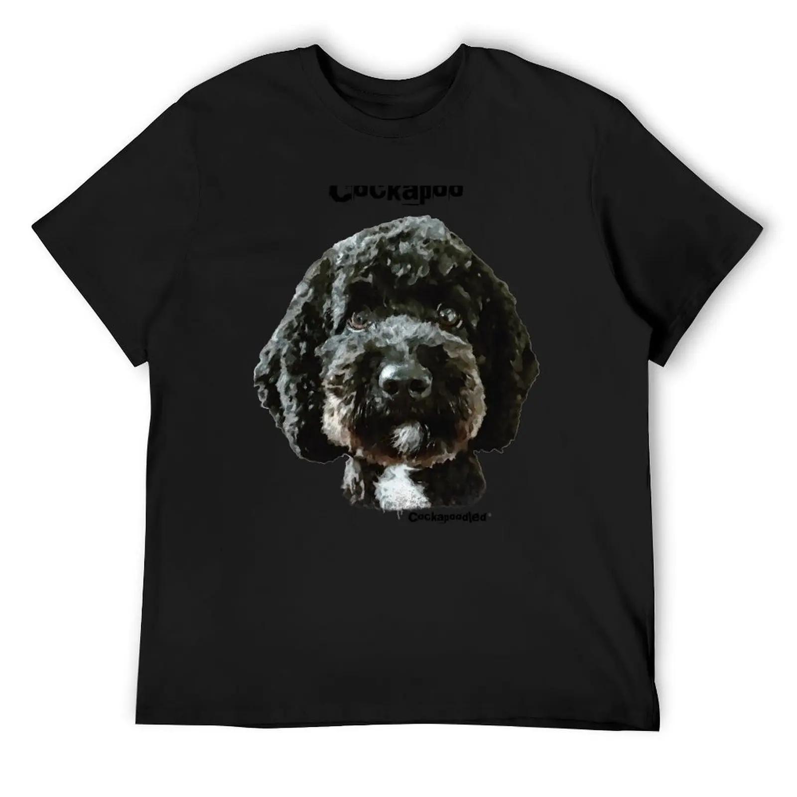 Black Cockapoo Dog T-Shirt custom t shirt vintage t shirts oversized t shirt basketball graphic tees funny shirts for men