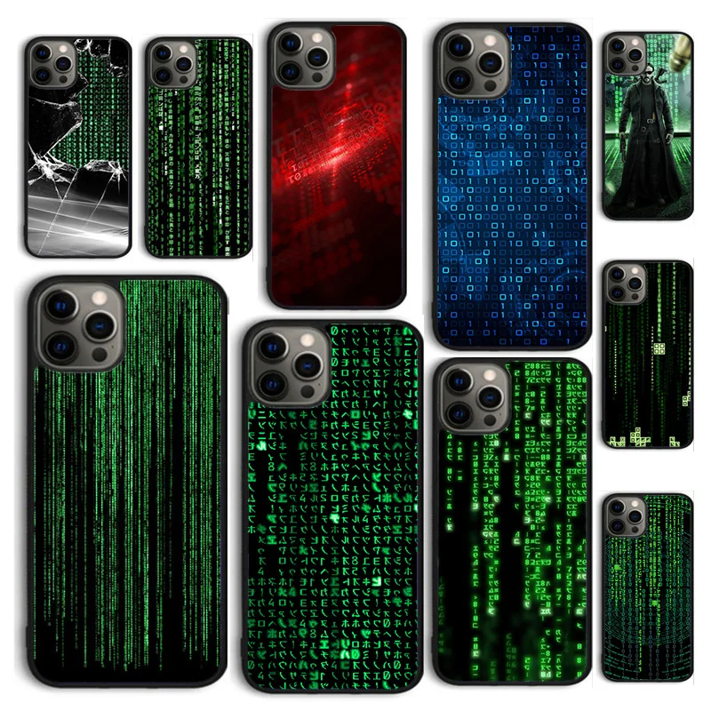 Autumu Movie The Matrix Phone Case Cover for iPhone 16 15 12 mini 11 13 14 Pro Max SE 2020 Apple 6S 7 8 Plus Coque