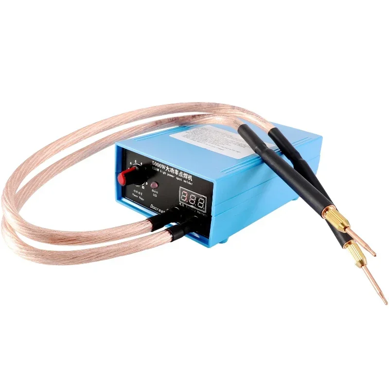 wide pressure spot welding machine household 18650 battery spot welding machine foot pedal portable 5000W high power