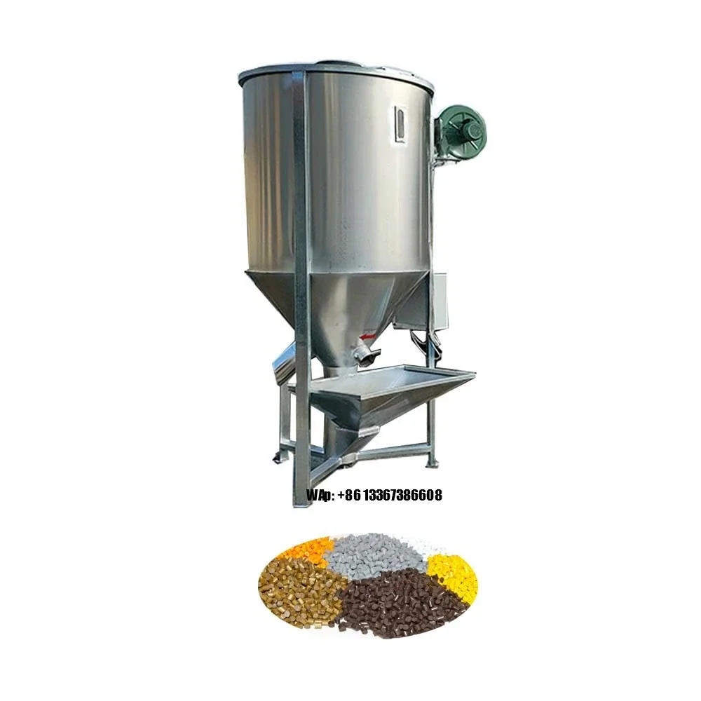 

Automatic New Particle Stainless Steel Mixer Plastic Vertical Mixer Machine Price Plastic Particle Mixer