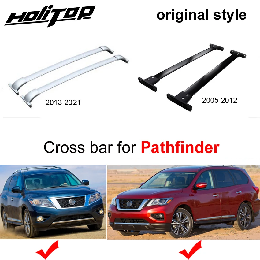 horizontal roof rack luggage rack cross bar for Nissan Pathfinder,OEM model.thick aluminum alloy,low profit.Asia free shipping.