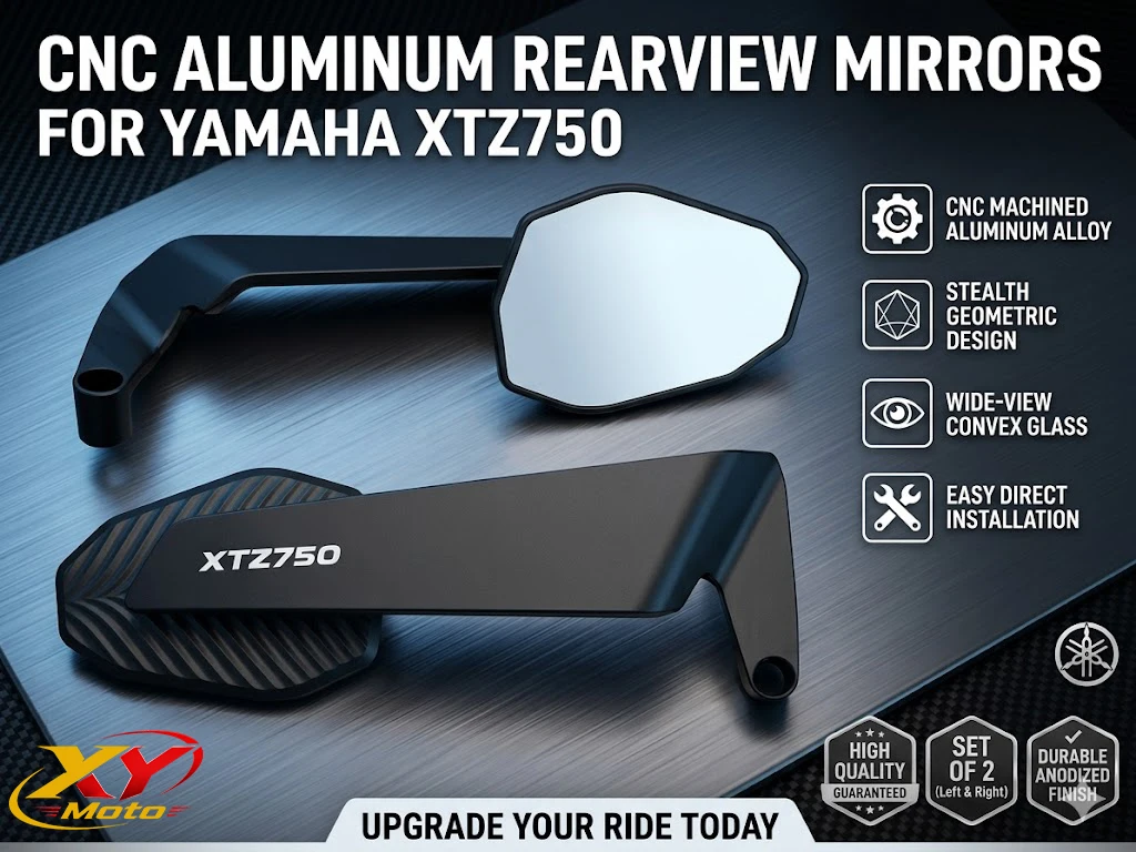 No Blind Spot Motorcycle Winglet Mirror Kit Wind Wing Rearview Mirrors For YAMAHA XTZ750 XTZ 750 SUPER TENERE 2018 2019 2020