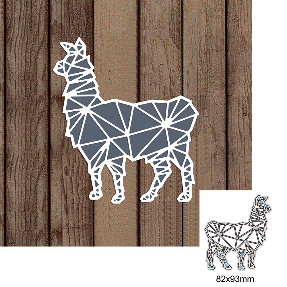 

Lovely Alpaca Metal Cutting Dies For DIY Scrapbooking Cutting Die Paper Cards Embossed Decorative Craft Die Cut New 2023 Arrival