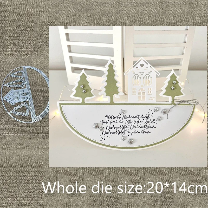 

Металлическая вырубная форма XLDesign Craft для скрапбукинга: Зимний пейзаж, вырубка для альбомов, бумаги, открыток, тиснение