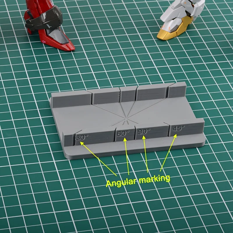 1Pc Model Angle Cutting Aid - Precise Multi-Angle Cutting (30°, 45°, 60°, 90°) for DIY Projects