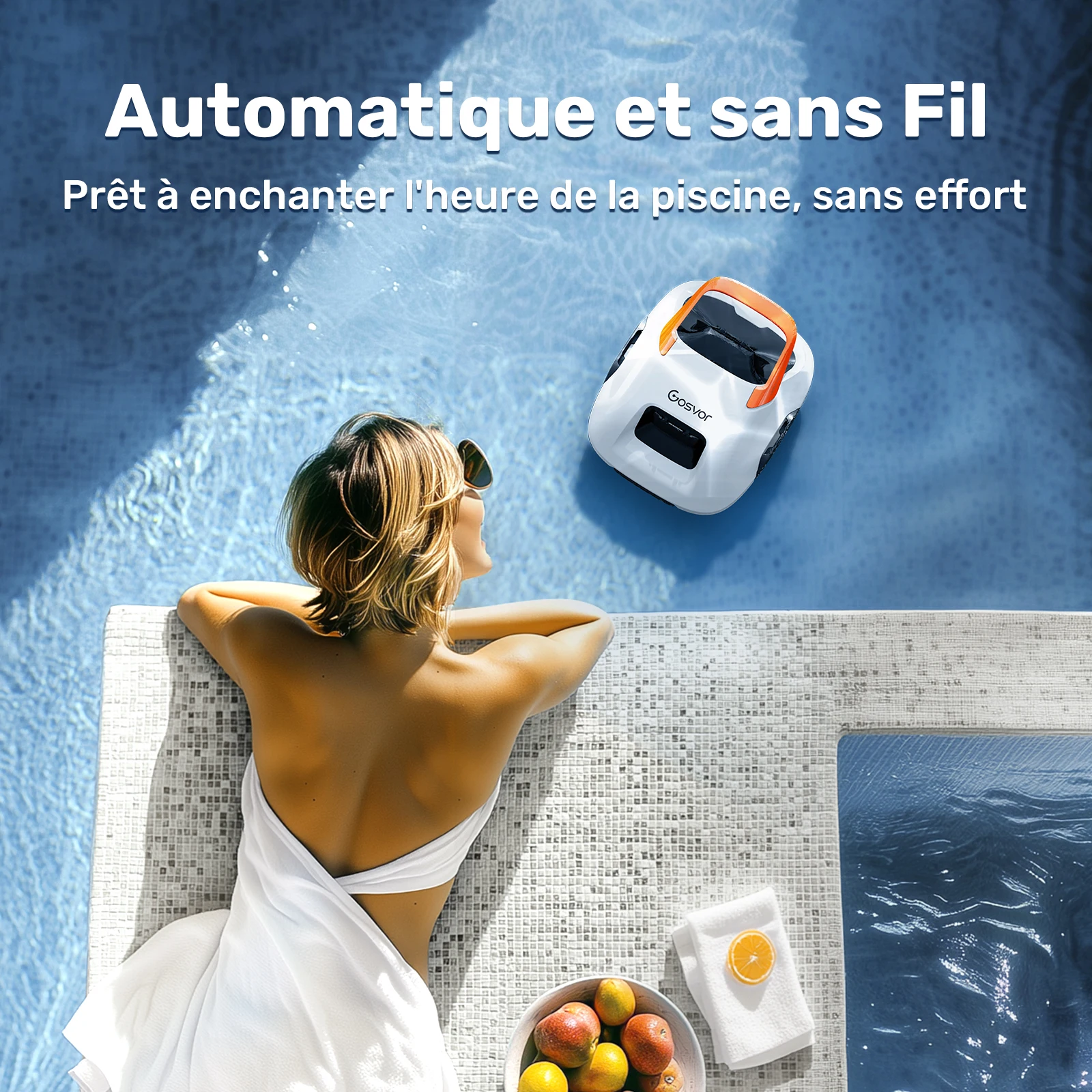 robot piscine autonomie – vue détaillée