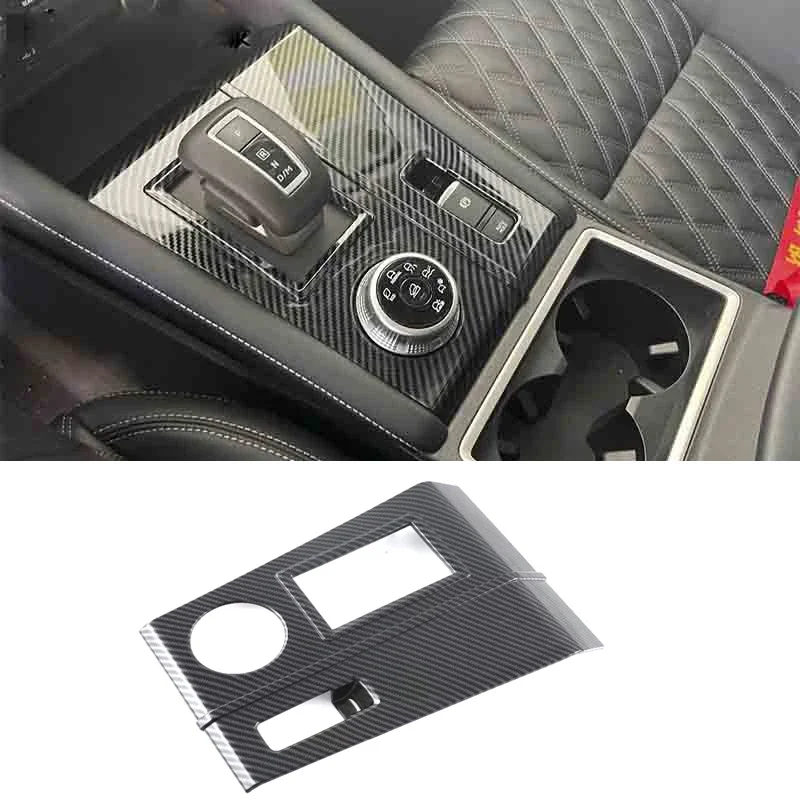 For Mitsubishi Outlander 2022 2023 Accessories 4 Pcs ABS  Carbon Fiber Car Inner Door Handle Bowl Cover Sticker Case