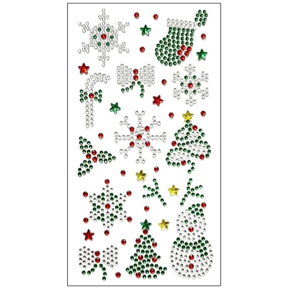 3D Bedazzling Face Eye Jewels Sticker Rhinestone DIY Crystal Tattoo Sticker Self Adhesive Waterproof Face Gem Sticker