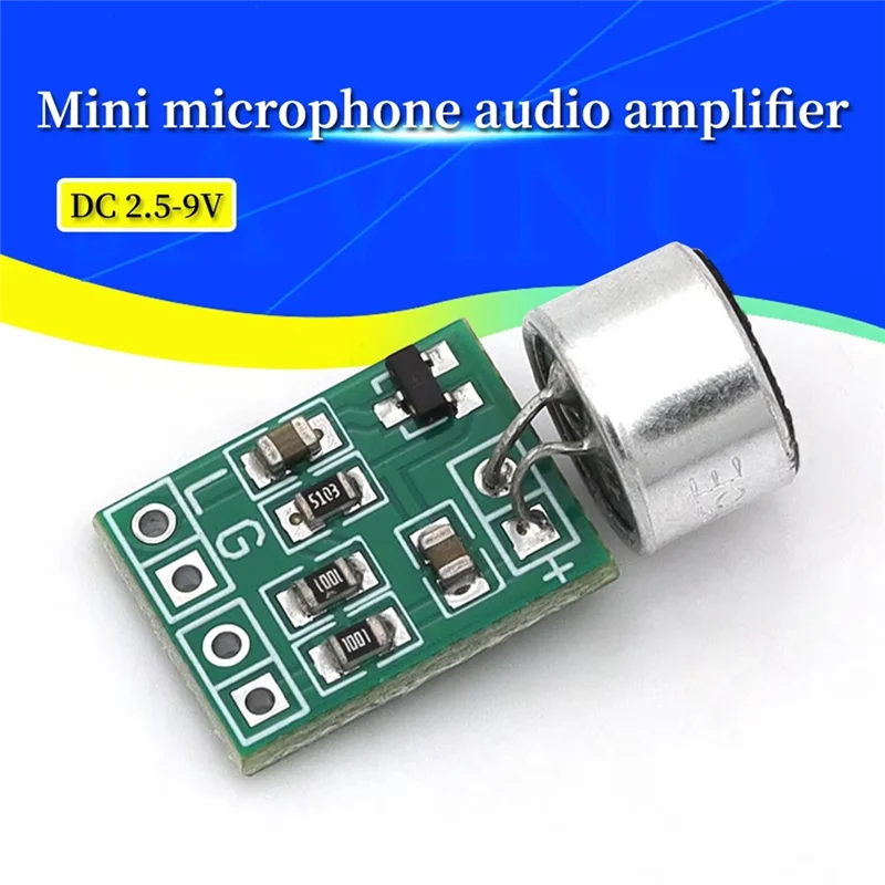 【SLEEKES DESIGN】Mikrofonzubehör 10 Stück Mini-Mikrofon-Audioverstärkermodul Lautsprecherplatine DC 2,5–9 V