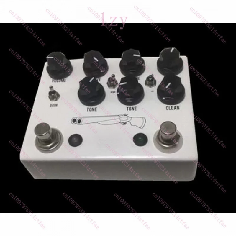 Para LYR Pedal Overdrive Pedal Stompbox Pedal de guitarra para DUPLO BARREL V4