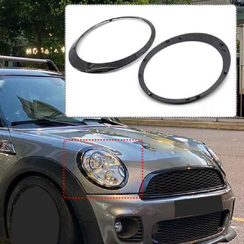 1PCS Car Right Headlight Frame Headlight Trim Ring Replacement Parts For MINI Cooper S R56 R57 R55 Clubman 2007-2015 51137149906