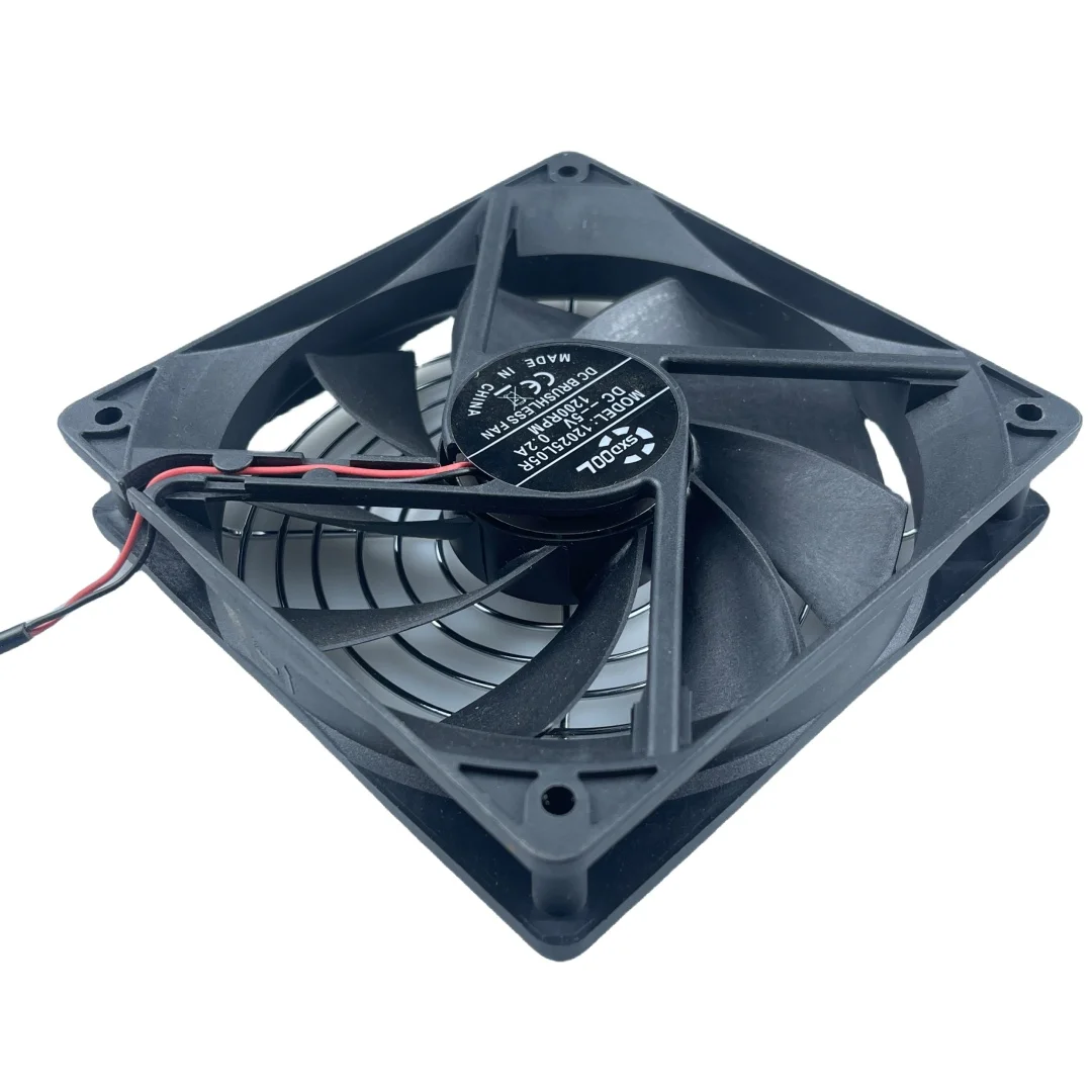 120x120x25mm 120mm 12cm DC 5V USB Power Cooling Case Fan For Receiver DVR Xbox TV Box Router