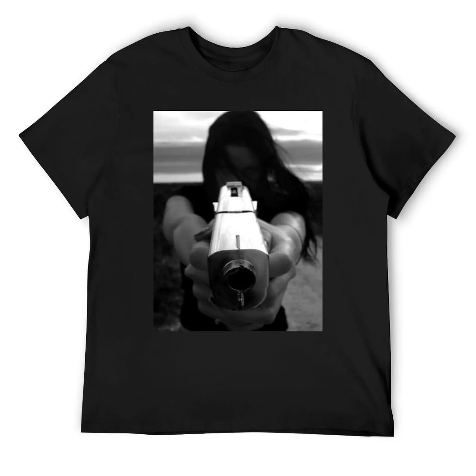 

SHOT GIRL T-Shirt Louboutins summer clothes Short sleeve tee tees outfits for men