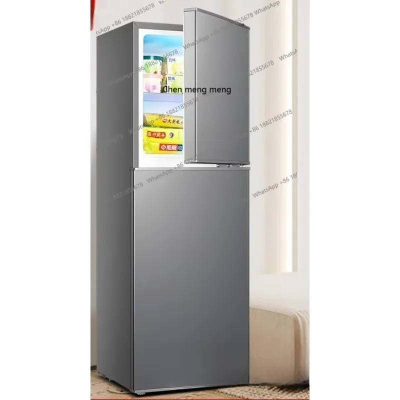 H  First-class energy efficiency, household small rental room, dormitory office, double door, two door energy-saving refrigerato