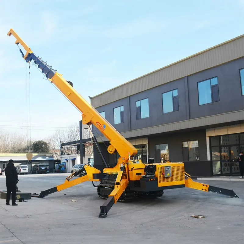 Customized Crane 10 Ton 12 T 12t 25m Hydraulic Telescopic Boom Diesel Spider Crane