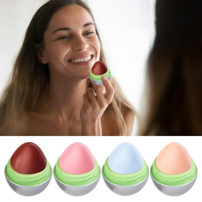 Creme labial que muda de cor, ovo de páscoa, brilho labial, hidratante, bálsamo labial, presente, design de ovo, batom nutritivo duradouro