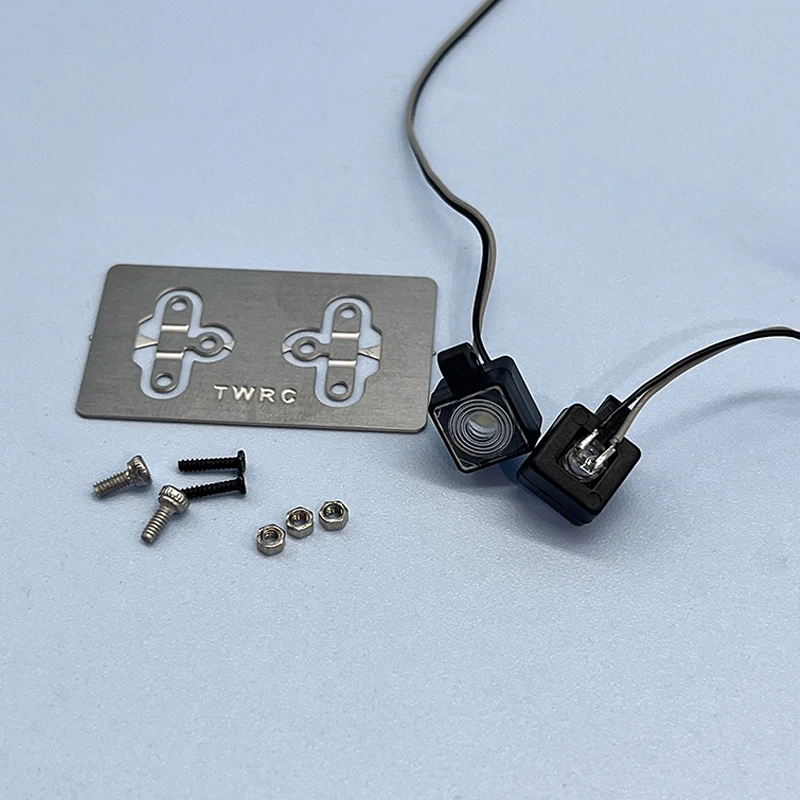 LED Equipment Rack Lights For Tamiyaa 1/14 Dump Truck Square Spotlights D-01 Tow Headlights Led RC JUWUBA Model Toy Parts