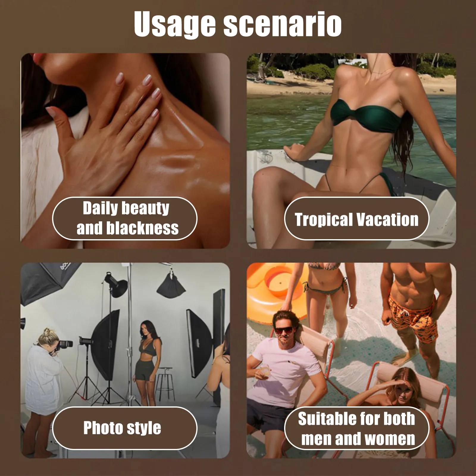 موس دباغة جديد 2025؛ موس دباغة مرطب 1-3 قطع؛ اسوداد عميق للترطيب، اسوداد مريح وسهل الاستخدام، 200 مل