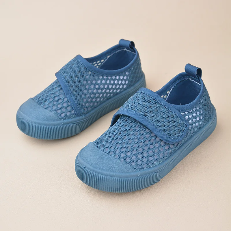 Children Summer Mesh Shoes Baby Cute Candy Color Sandals Boys Girls Breathable Mesh Beach Sandals