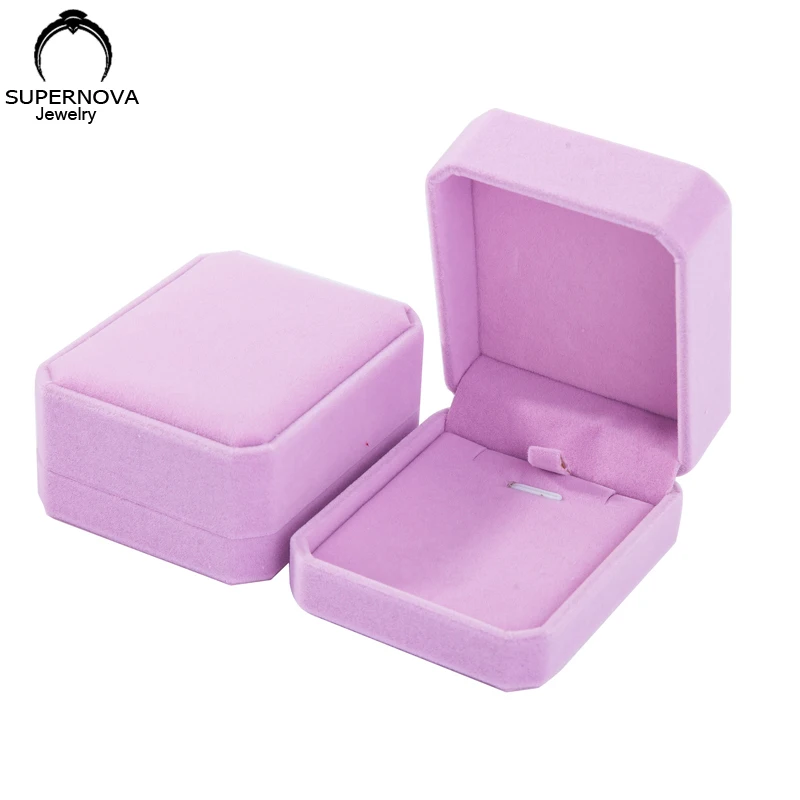 1 PC High-quality Jewelry Storage Box Display Necklace Pendant Jewelry Box Velvet Sleeve Earrings Display Box