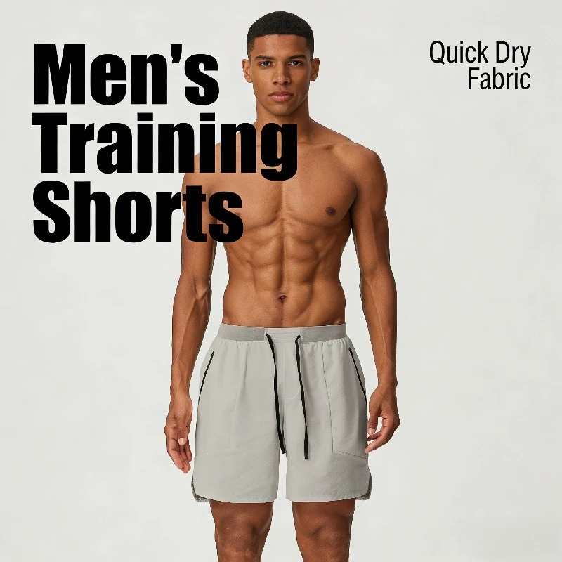 

2026 Quick-Dry Men's Running Shorts for Sports and Outdoor Activities
