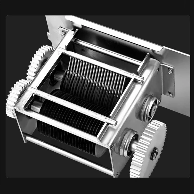 750W 220V Stainless Steel Blade Electric Raw Meat Slicer Fast Cutting Easy Operation