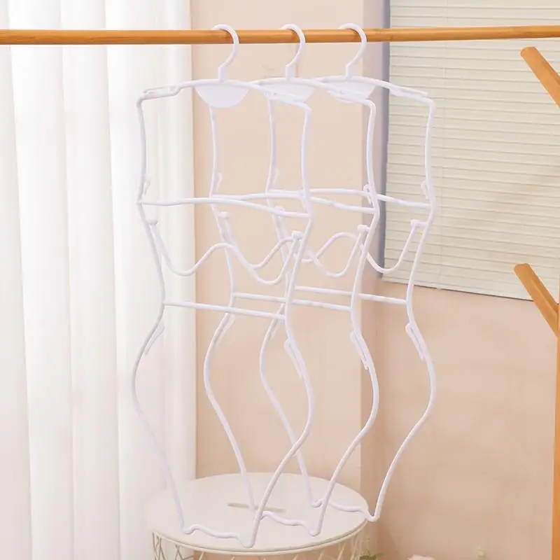 .Hot Sale-2026 3-in-1 Swimsuit Hanger,Body Shaped Plastic Bikini Hanger for Drying Swimwear,Lingerie,Underwear