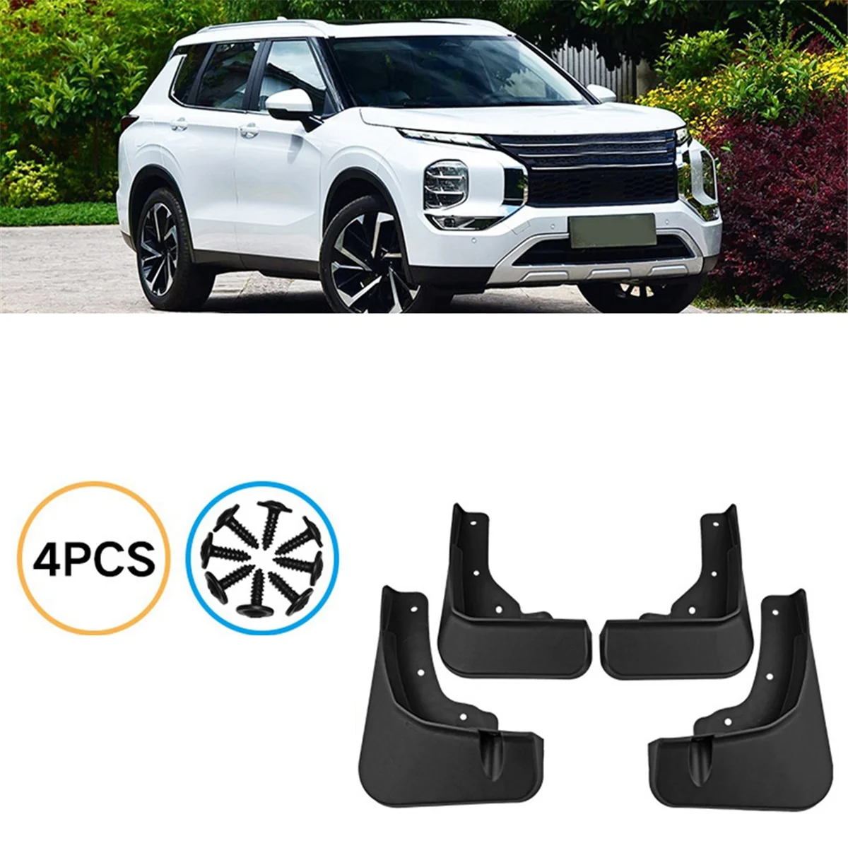 4PCS Car Mudguard Mud Flaps Splash Mud Guard for 2022 2023 Car Accessories