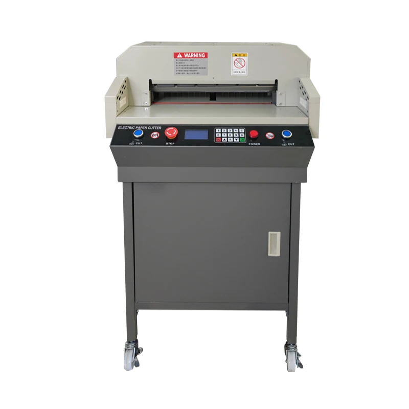 -For A3 Electric Paper Cutting Machine Guillotine with Schneider PLC Motor 220V/380V 450MM Working Width&