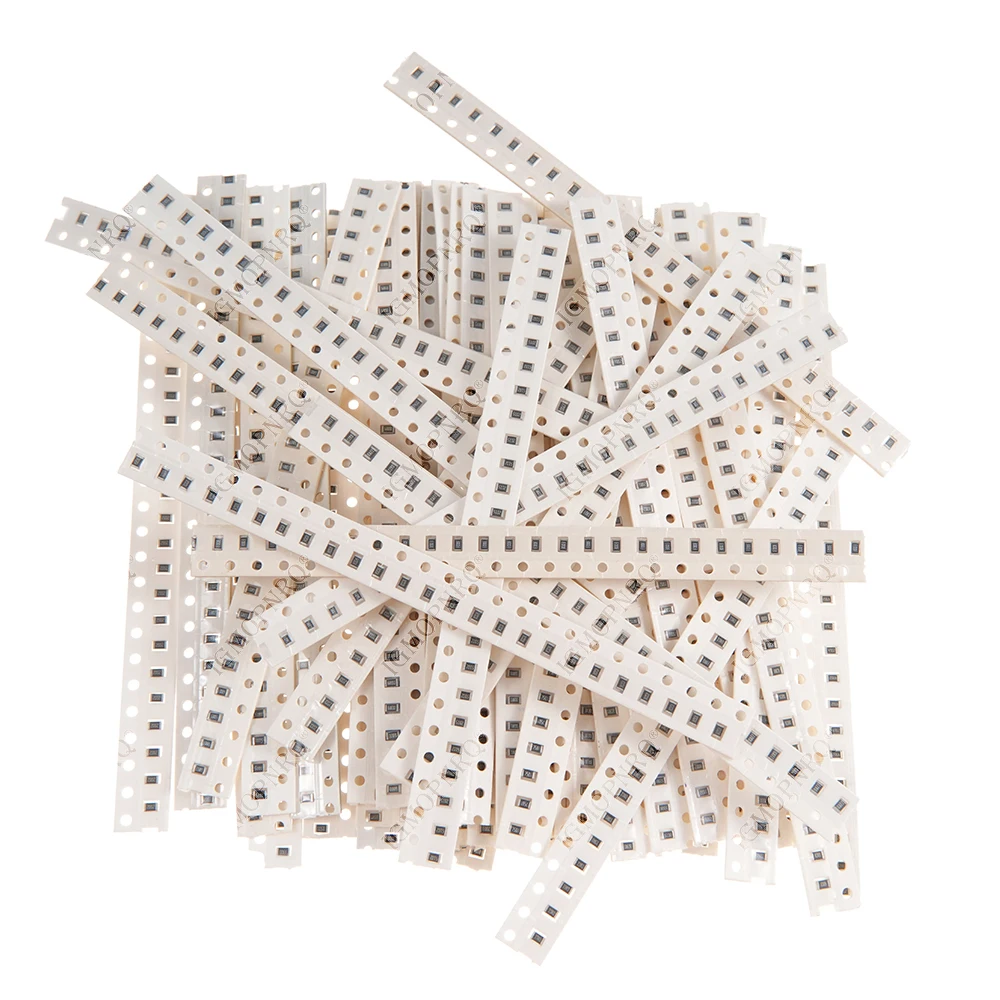 1500 Pcs SMD 0805 Resistors Assorted Set (60 Values x 25 Pcs) 0ohm - 10M Ohm 1/8 Watt 1% High Precision Film Chip Resistance Kit