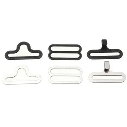 10 Set Adjustable Cravat Clip Bow Tie Necktie Strap Sling Buckle Hook Fastener DIY Crafts Apparel Sewing Accessories