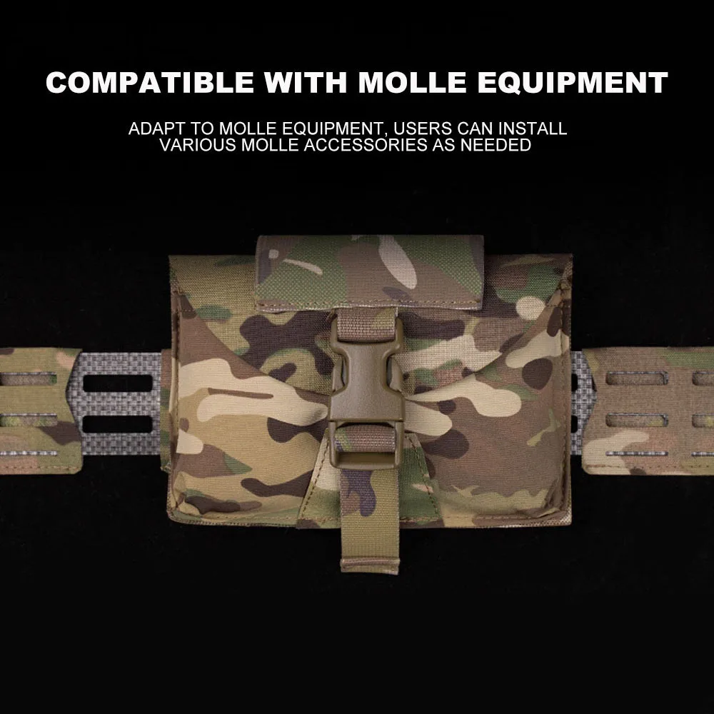 Aksesori sabuk taktis untuk WRC, peralatan sabuk pria empuk Paintball adaptor ekspansi sabuk militer berburu ringan