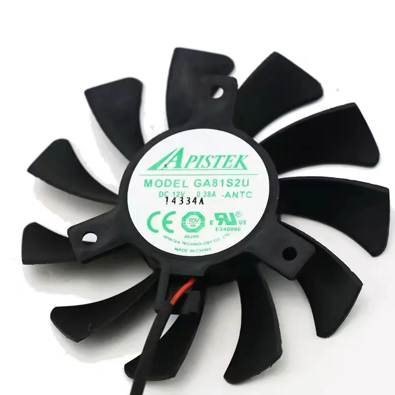 Pour saphir R7 240 250 D5 version platine R7 350 75MM 2PIN GA81S2U GA71S2H DC 12V 0.38A adapté