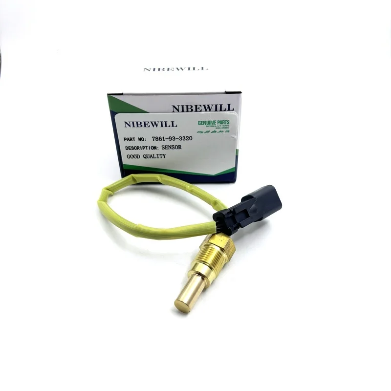 Temperature Sensor 7861-93-3320 For Komatsu Excavator PC130-8 PC200-7 PC220-7 PC300-7 PC360-7 PC400-8 PC450-7