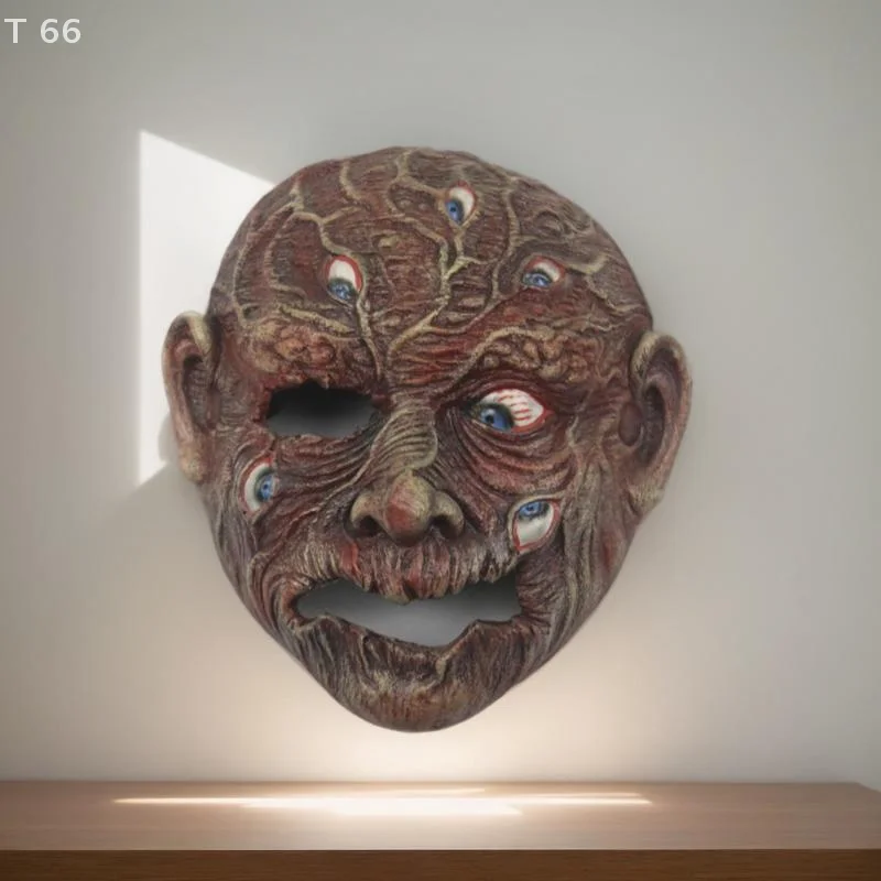 

Halloween Party Prop, Scary Orc Goblin Elf Mask, Latex Demon Skull Monster Gnome Helmet