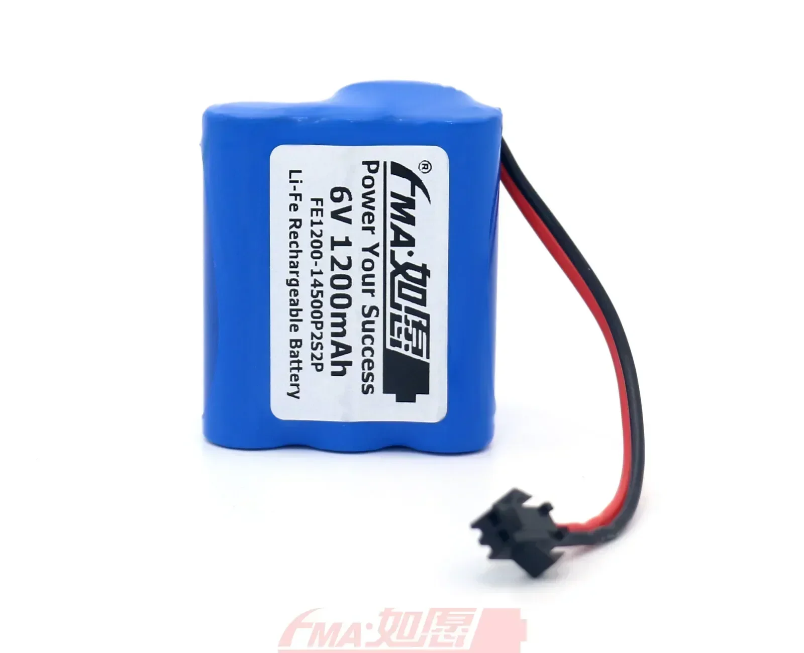 FMA Li-Fe  6.4V 1200mAh Battery Replace Ni-MH Ni-Cd 6V Pack for 80 Led Solar Motion Bulbs Light Rechargeable LiFePO4