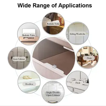 1/4 kusů inteligentní zásuvky indukční zámek skříňky RFID karta inteligentní elektronický zámek šatní skříně nábytek sauna skříňka zámek skříňky 10 nejlepší prodej chytrý zámek zásuvky - №4