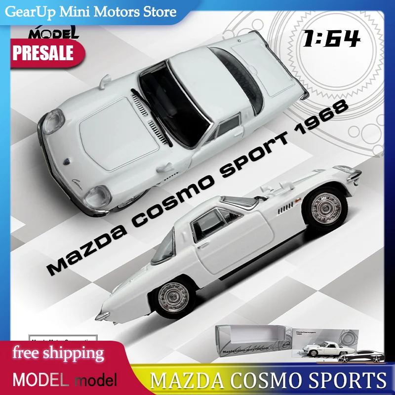 

New MODEL model Mm 1:64 Mazda Cosmo Sports Alloy Miniature Diecast Model Mazda Marathon De La Route 1968 #19 Car Toys Kids Gift