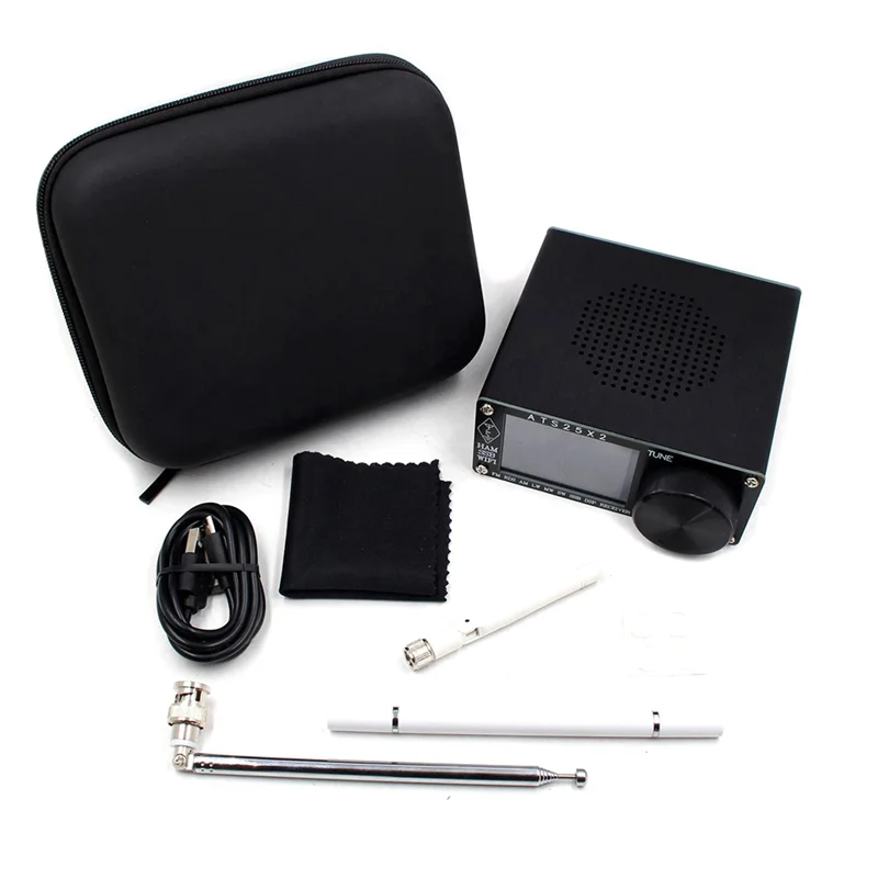 스펙트럼 스캐닝 DSP 수신기 교체 기능을 갖춘 ABVO-ATS-25X2 FM RDS APP 네트워크 WIFI 전대역 라디오