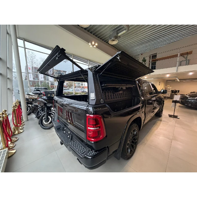 

Truck Topper with LED Lighting 450LBS Load Waterproof Pickup Canopy for 2014-2025 Tacoma F150 Tundra Off-Road