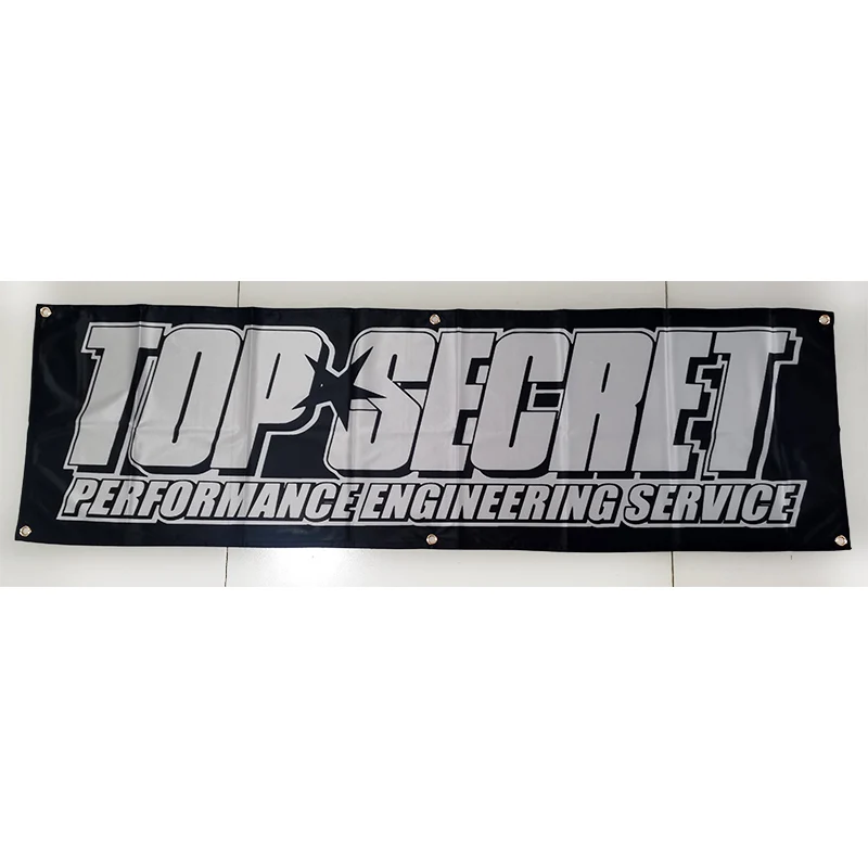 

130G 150D Material Top Secret Banner 1.5ft*5ft (45*150cm) Size for Home Flag Indoor Outdoor Decor hyk2488C