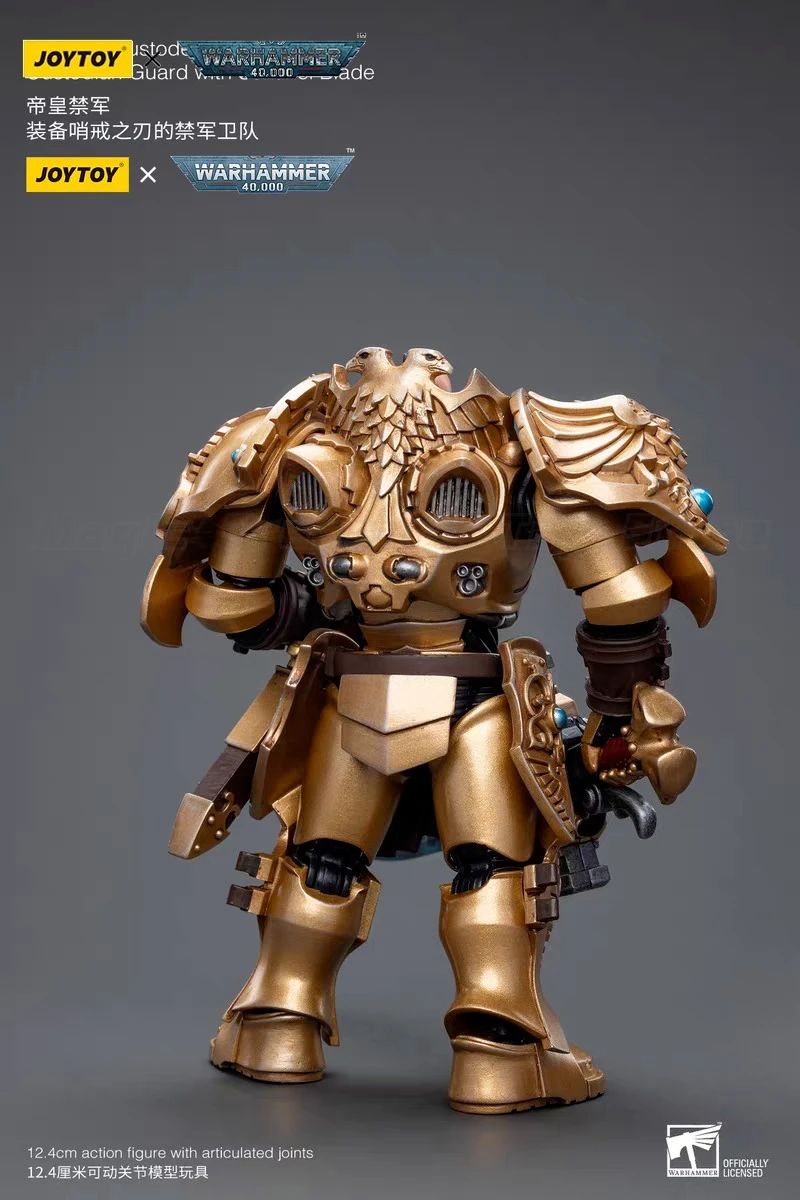 

【В наличии】JOYTOY 1/18 Фигурка Warhammer 40K Adeptus Custodes Custodian Guard с игрушкой Sentinel Blade