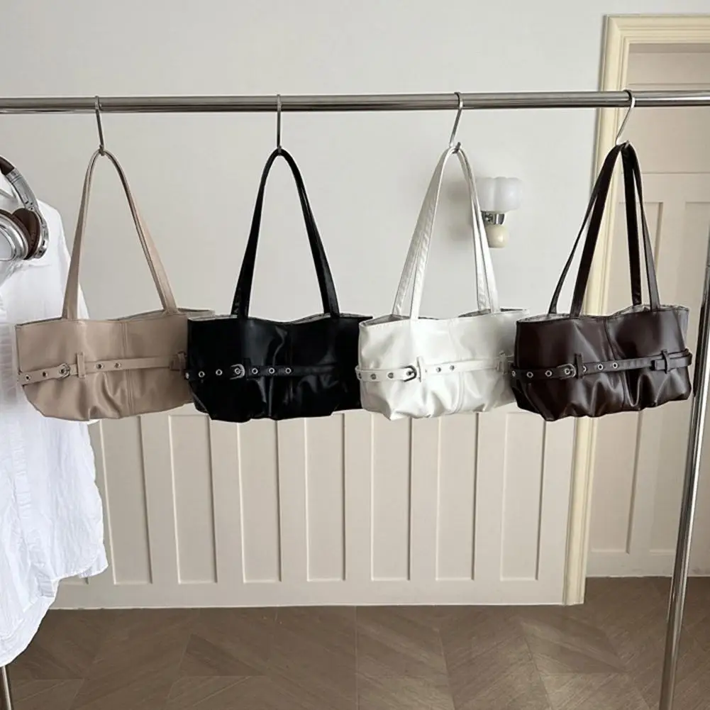 Retro Large Capacity Women's Shoulder Bag Tote Commuter Bag Simple Vintage Cross-Border Bag Versatile Sensation