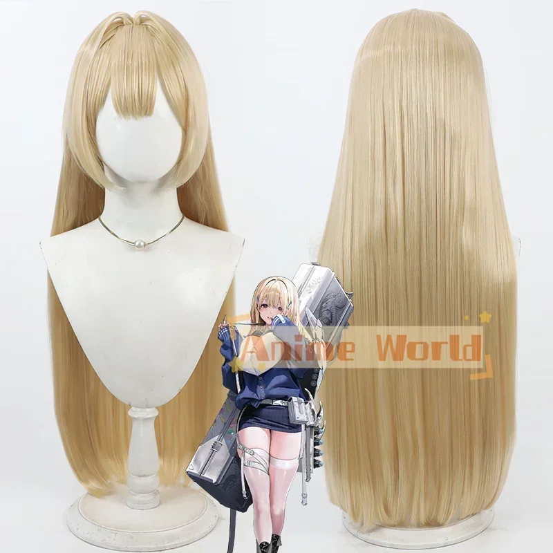 : Anime Game Tia Cosplay Wig + Wig Cap Halloween Carnival Party Props