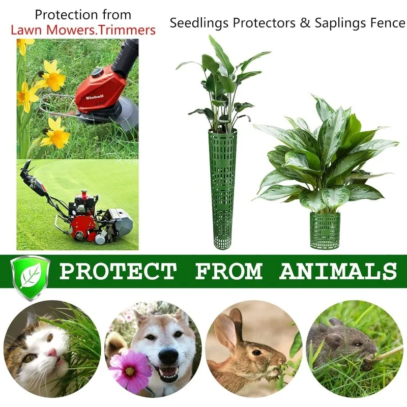 【24H SALE】Tree Trunk Protector Guard, Expandable Tree Wraps Bark Protector 10 Pack, Tree Bark Protector, Great Protection From D