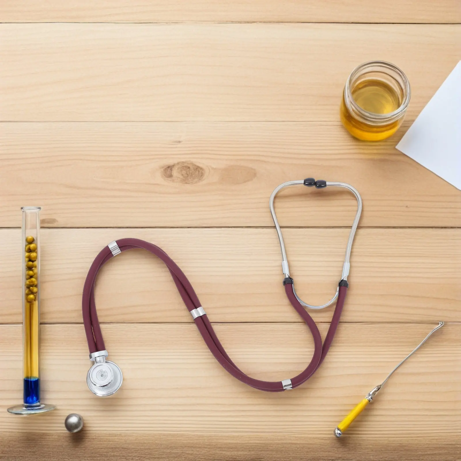 

Dual Head Stethoscope For Teaching Professional Medical Student Nurse Tool Stainless Steel Pediatric Adult Hospital