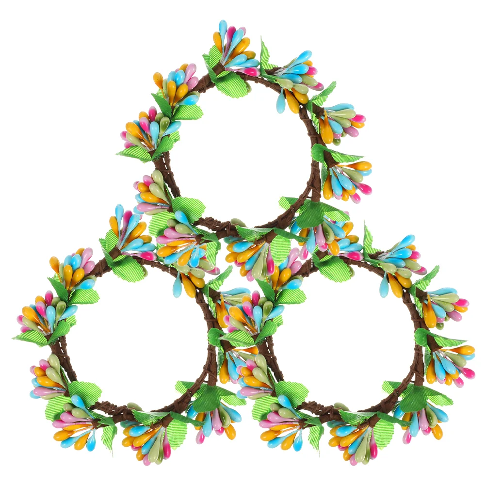 

Ring Wreath Mini Wreaths for Crafts Small Christmas Tiny Crafting Rings Home Decor